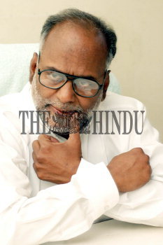 Dissident Congress Leader And Former Pondicherry Home Minister P Kannan Listening To A Question During The Hindu Images