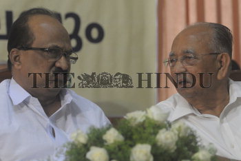 Union Minister Of Food And Civil Supplies Kv Thomas Along With C V Jacob Md Synthite The Hindu Images Union Minister Of Food And Civil Supplies Kv Thomas Along With C V Jacob Md Synthite The Hindu Images