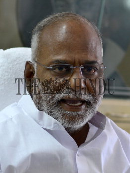 Senior Congress Leader And Rajya Sabha Mp P Kannan Addressing A Press Conference The Hindu Images